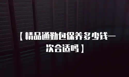 【精品通勤包保养多少钱一次合适吗】