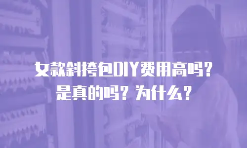 女款斜挎包DIY费用高吗？是真的吗？为什么？