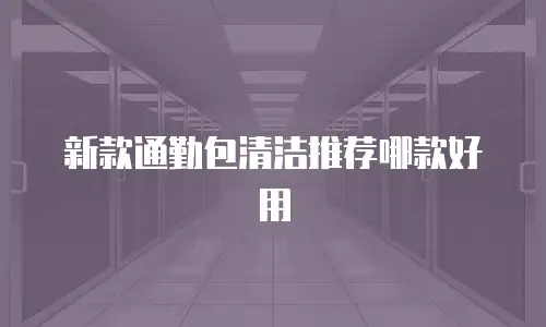 新款通勤包清洁推荐哪款好用