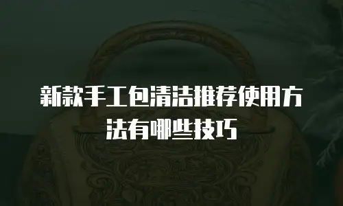 新款手工包清洁推荐使用方法有哪些技巧