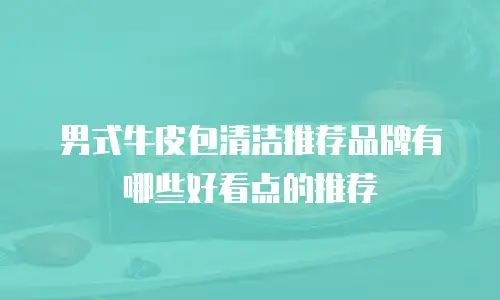 男式牛皮包清洁推荐品牌有哪些好看点的推荐