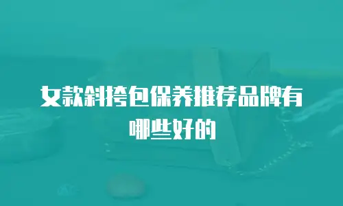 女款斜挎包保养推荐品牌有哪些好的