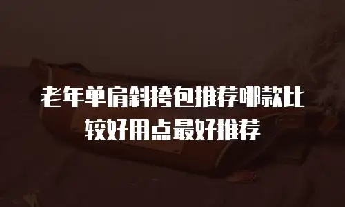 老年单肩斜挎包推荐哪款比较好用点最好推荐