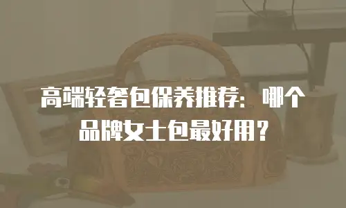 高端轻奢包保养推荐：哪个品牌女士包最好用？