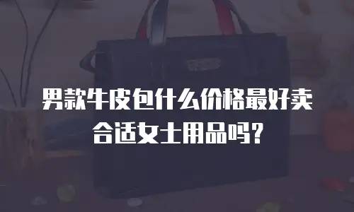 男款牛皮包什么价格最好卖合适女士用品吗？
