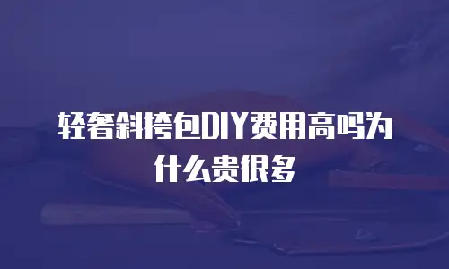 轻奢斜挎包DIY费用高吗为什么贵很多
