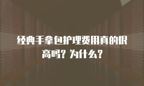 经典手拿包护理费用真的很高吗？为什么？