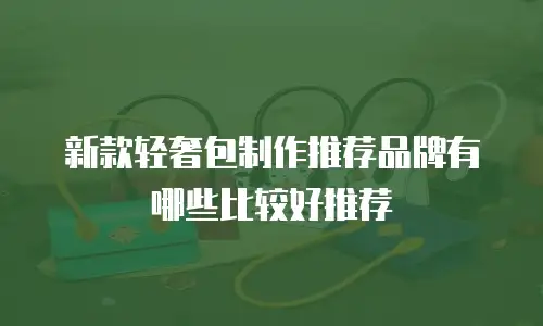 新款轻奢包制作推荐品牌有哪些比较好推荐