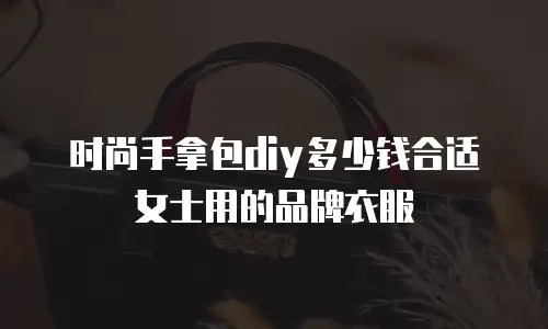 时尚手拿包diy多少钱合适女士用的品牌衣服