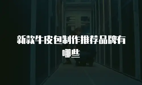 新款牛皮包制作推荐品牌有哪些