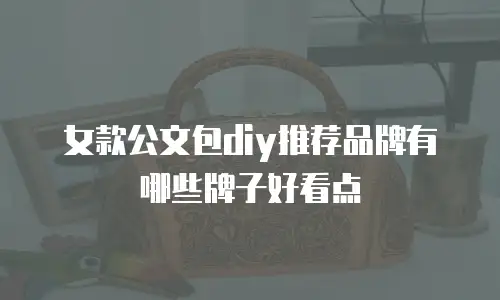 女款公文包diy推荐品牌有哪些牌子好看点
