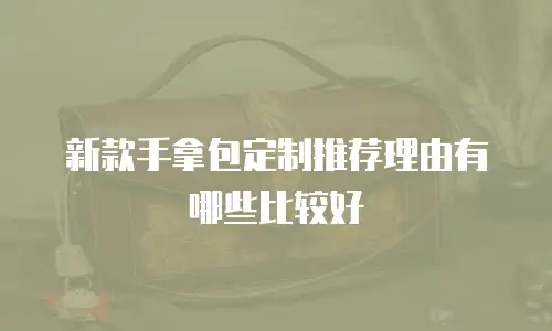 新款手拿包定制推荐理由有哪些比较好