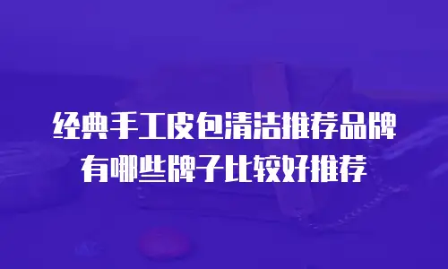 经典手工皮包清洁推荐品牌有哪些牌子比较好推荐