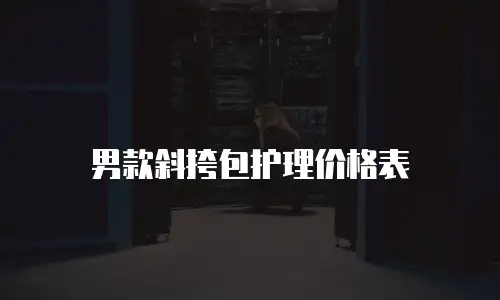 男款斜挎包护理价格表