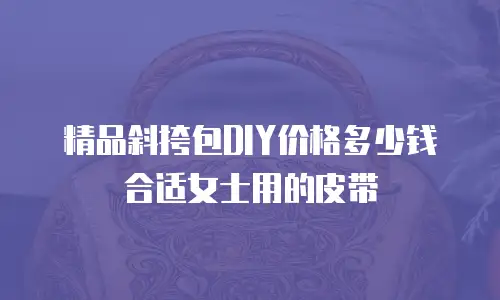 精品斜挎包DIY价格多少钱合适女士用的皮带
