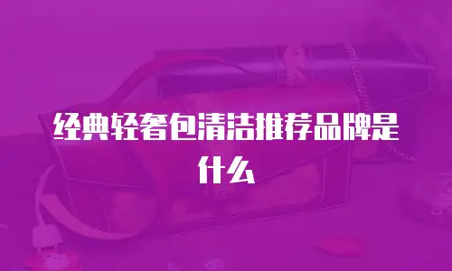经典轻奢包清洁推荐品牌是什么