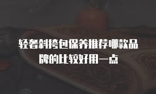 轻奢斜挎包保养推荐哪款品牌的比较好用一点