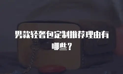 男款轻奢包定制推荐理由有哪些？