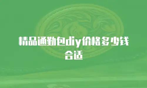 精品通勤包diy价格多少钱合适