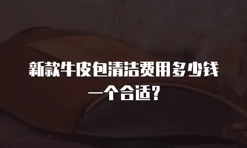 新款牛皮包清洁费用多少钱一个合适？