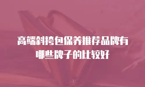 高端斜挎包保养推荐品牌有哪些牌子的比较好