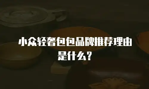 小众轻奢包包品牌推荐理由是什么？