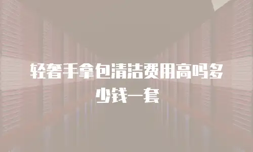 轻奢手拿包清洁费用高吗多少钱一套
