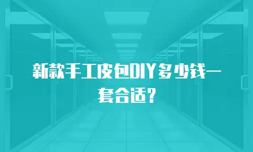 新款手工皮包DIY多少钱一套合适？