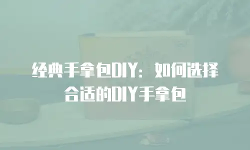 经典手拿包DIY：如何选择合适的DIY手拿包