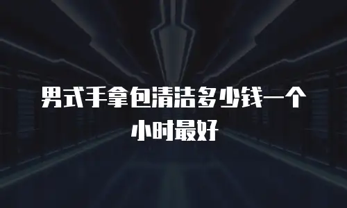 男式手拿包清洁多少钱一个小时最好