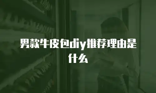 男款牛皮包diy推荐理由是什么