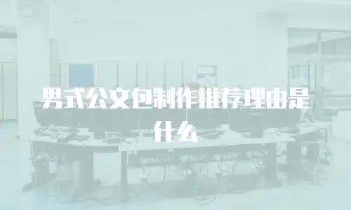 男式公文包制作推荐理由是什么