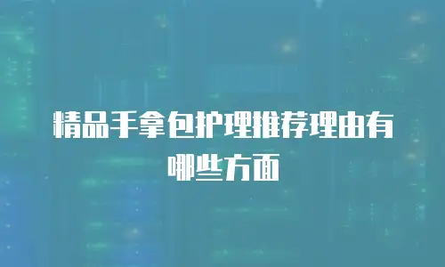 精品手拿包护理推荐理由有哪些方面