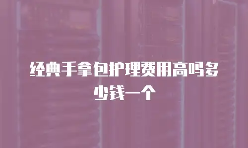 经典手拿包护理费用高吗多少钱一个