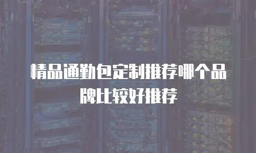 精品通勤包定制推荐哪个品牌比较好推荐