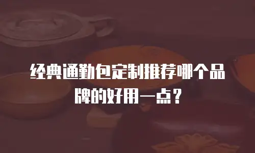 经典通勤包定制推荐哪个品牌的好用一点？