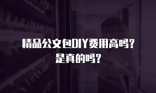 精品公文包DIY费用高吗？是真的吗？