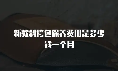 新款斜挎包保养费用是多少钱一个月