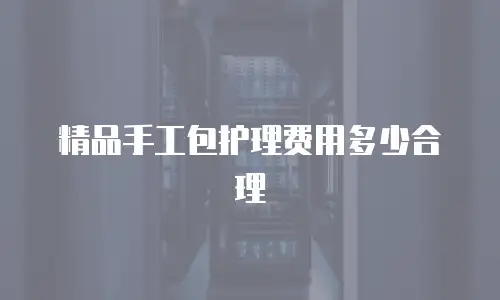 精品手工包护理费用多少合理