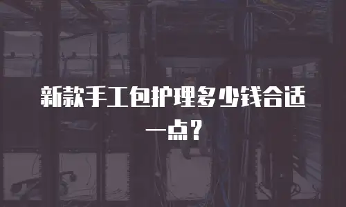 新款手工包护理多少钱合适一点？