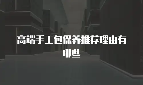 高端手工包保养推荐理由有哪些