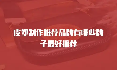 皮塑制作推荐品牌有哪些牌子最好推荐
