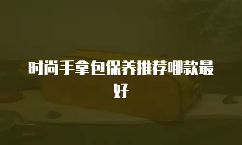 时尚手拿包保养推荐哪款最好