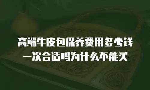 高端牛皮包保养费用多少钱一次合适吗为什么不能买