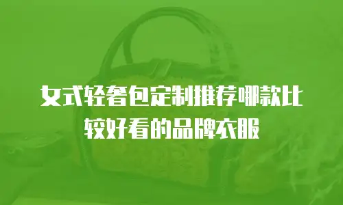 女式轻奢包定制推荐哪款比较好看的品牌衣服