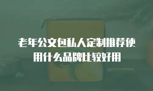 老年公文包私人定制推荐使用什么品牌比较好用