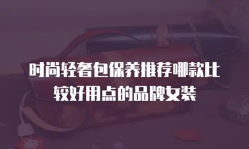时尚轻奢包保养推荐哪款比较好用点的品牌女装
