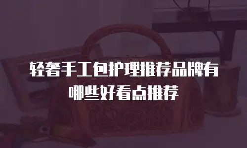 轻奢手工包护理推荐品牌有哪些好看点推荐
