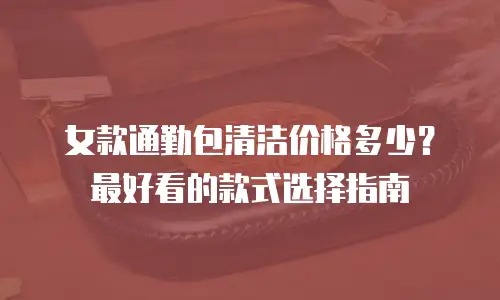 女款通勤包清洁价格多少？最好看的款式选择指南