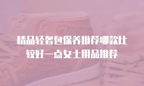 精品轻奢包保养推荐哪款比较好一点女士用品推荐